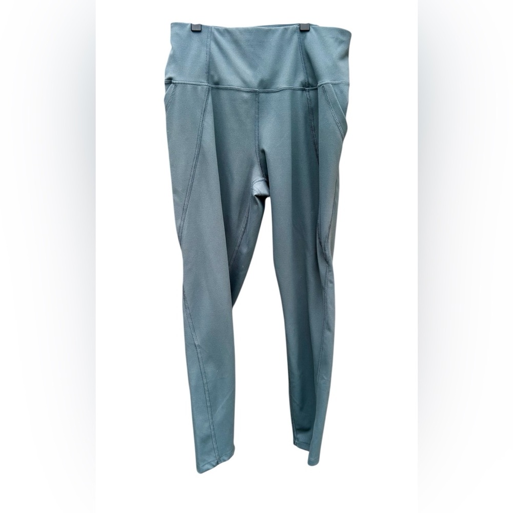 Apana Leggings Cropped Capri Yoga Pants Pockets Size Medium